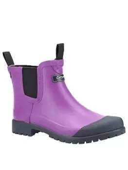Cotswold Blenheim Chelsea Wellington Boots - Purple, Purple, Size 6, Women