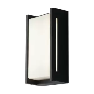 Fan Europe Compact - Outdoor LED aluminum Flush wall lamp, Anthracite, IP54, 4000K