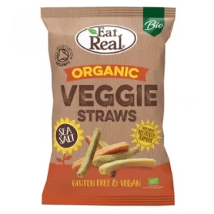Eat Real Organic Veggie Straws Sea Salt 100g