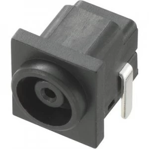 Conrad Components Low power connector Socket horizontal mount 7mm 1.4mm