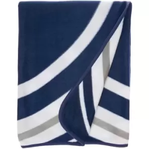 Tottenham Hotspur FC Fleece Pulse Blanket (150cm x 175cm) (Blue/White)