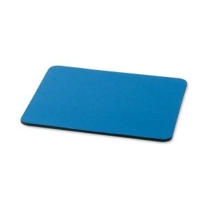 5 Star Office Mouse Mat with 6mm Rubber Sponge Backing W248xD220mm Blue