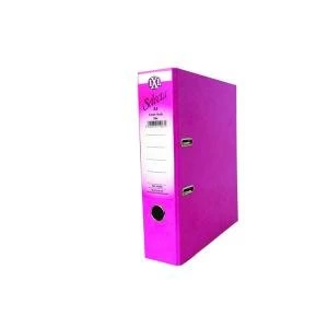 Concord IXL 70mm Selecta Lever Arch File A4 Pink Pack of 10 162242