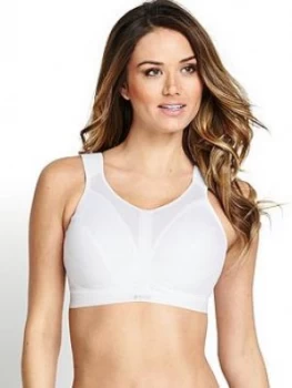 Shock Absorber D+ Max Support Sports Bra, White, Size 34, Women