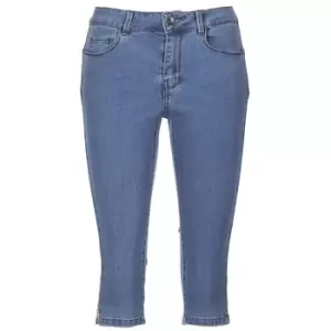 Vero Moda VMHOTSEVEN womens Cropped trousers in Blue - Sizes S,M