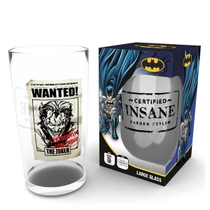 DC Comics The Joker Insane Large Glass