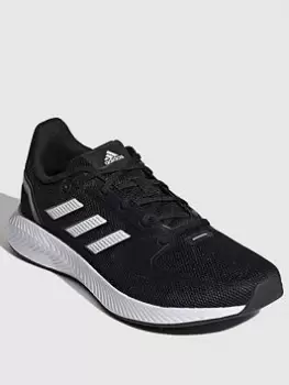 adidas Runfalcon 2.0 - Black/White, Size 8, Women