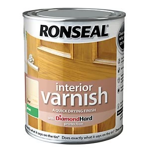Ronseal Interior Varnish - Matt Clear 750ml