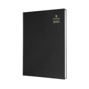 Early Edition A4 Day To Page 2023 Diary Black 44E.99-23