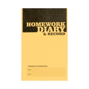 Silvine A6 Homework Diary 75gsm Pack of 20