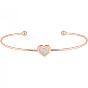 Ted Baker Heshra Mother Of Pearl Heart Ultra Fine Cuff
