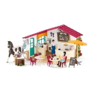 Schleich Horse Club Rider Cafe Toy Playset, 5 to 12 Years,...