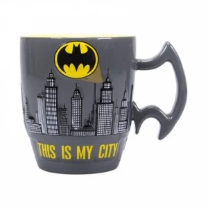 Batman - City Scene Embossed Mug