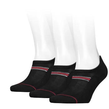Tommy Bodywear 3 Pack Sports Socks Mens - Black