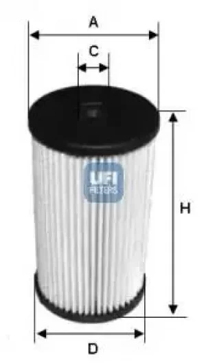 26.007.00 UFI Fuel Filter