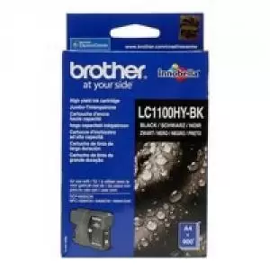 Brother Black High Yield Ink Cartridge 19ml - LC1100HYBK BRLC1100HYBK
