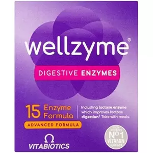 VItabiotics Wellzyme Digestive Enzymes Advanced 60 Capsules
