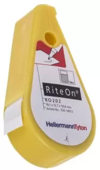HellermannTyton Adhesive Cable Marker Kit RiteOn, 6 12mm, 150 Markers