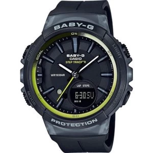 Casio BGS-100-1AER Baby-G Watch with Step Counter - Black