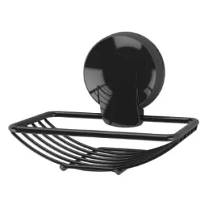 Showerdrape Suctionloc Black Soap Basket