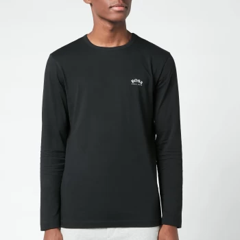 BOSS Athleisure Mens Togn Curved Longsleeve Top - Black - S