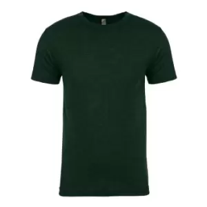 Next Level Mens Tri-Blend Crew Neck T-Shirt (L) (Forest Green)