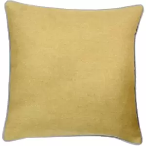 Riva Home Bellucci Cushion Cover (45x45cm) (Ochre/Grey) - Ochre/Grey