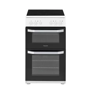 Hotpoint HD5V92KCW 50cm Electric Ceramic Cooker