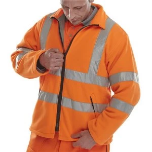 BSeen S Fleece Jacket Orange