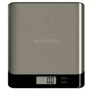 Salter Arc Pro Stainless Steel Electronic Kitchen Scale - Black