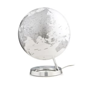 Nova Rico Atmosphere 30cm Illuminated Globe - Bright Chrome
