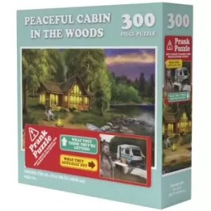 Doing Things Cabin Prank 300 Piece Jigsaw Puzzle