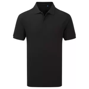 Premier Unisex Adult HeiQ Viroblock Polo Shirt (L) (Black)