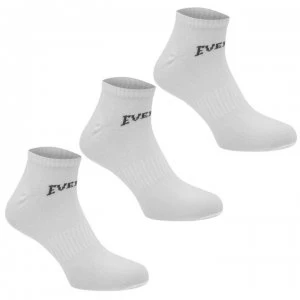 Everlast 3 Pack Trainer Socks Ladies - White