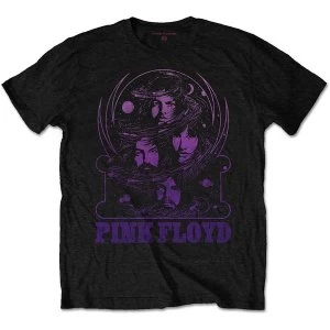 Pink Floyd - Purple Swirl Mens Medium T-Shirt - Black