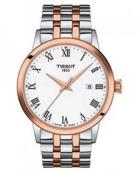 Tissot Classic Dream White Dial Two Tone Stainless Steel Watch