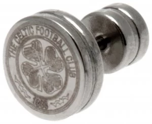 Stainless Steel Celtic Crest Stud Earring.