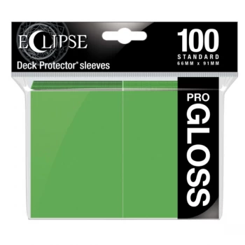 Ultra Pro Eclipse Lime Green Gloss Standard Sleeves - 100 Sleeves