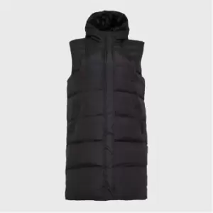 Missguided Recycled Plus Size Longline Puffer Gilet - Black