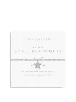 Joma Jewellery A Little... Small But Mighty Silver Bracelet - 15.5cm Stretch, Silver