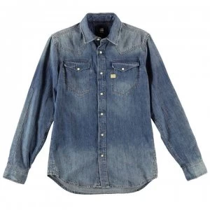 G Star Tacoma Long Sleeve Shirt - vintage medium