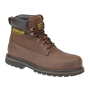 Caterpillar CAT Holton SB Safety Boot - Brown Size 15