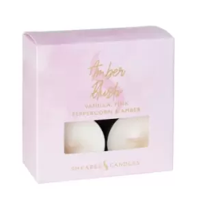 Amber Blush Tealights (Pack of 8)