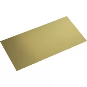 Brass Sheet metal (L x W) 400 mm x 200 mm 0.3mm