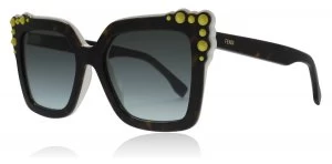 Fendi FF0260/S Sunglasses Havana / White C9K 52mm