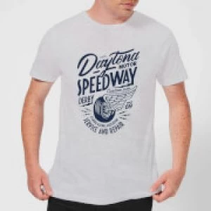 Daytona Speedway Mens T-Shirt - Grey - 5XL