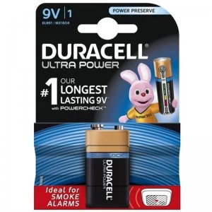 Duracell Ultra Power Batteries 9V