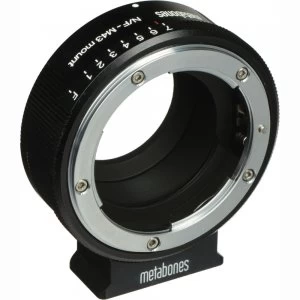 Metabones Nikon G Lens to Micro Four Thirds Camera Lens Mount Adapter - NFG-M43G-BM1 - Black
