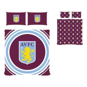 Aston Villa FC Pulse Double Reversible Duvet