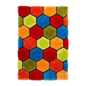 Noble House Honeycomb Rug Multi Coloured